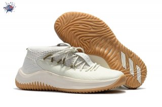 Meilleures Adidas Damian Lillard IV 4 "Un Dyed" Blanc (by4496)