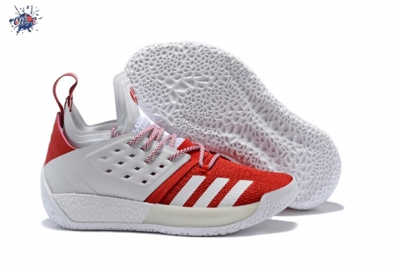 Meilleures Adidas Harden Vol. 2 Blanc Rouge Blanc (aq0400)