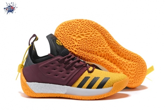 Meilleures Adidas Harden Vol. 2 Rouge Jaune (aq0399)