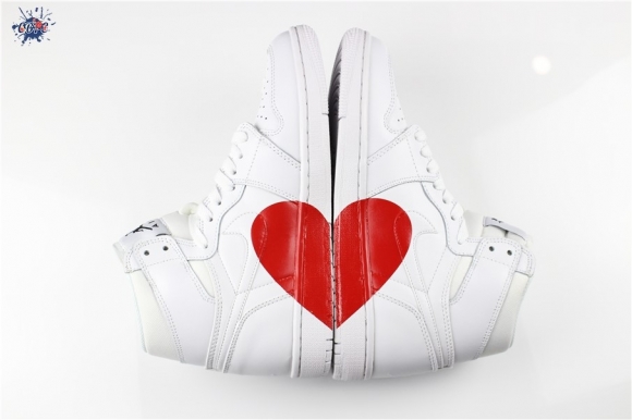 Meilleures Air Jordan 1 Blanc Rouge