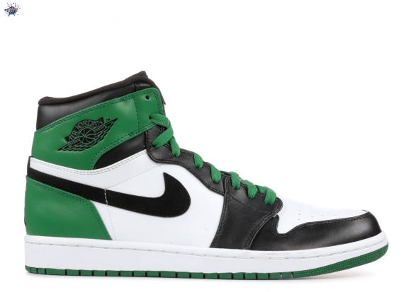 Meilleures Air Jordan 1 High Retro "Boston Celtics" Vert Bleu (332550-101)