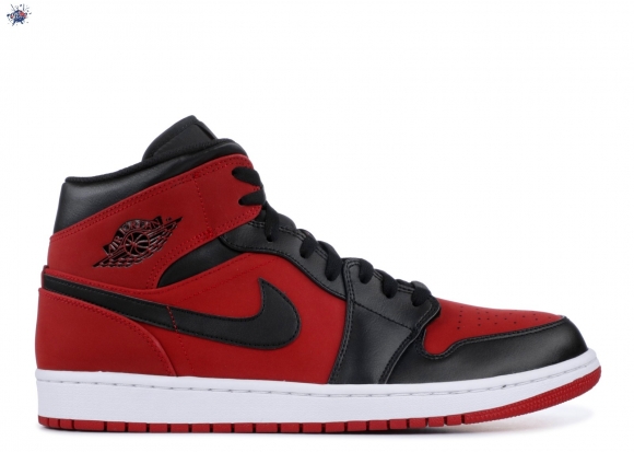 Meilleures Air Jordan 1 Mid "Gym Red" Rouge Noir (554724-610)