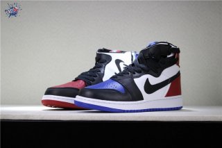 Meilleures Air Jordan 1 "Rebel Chicago" Blanc Rouge Noir Bleu