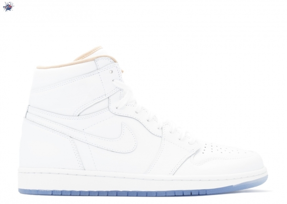 Meilleures Air Jordan 1 Retro High La "Los Angeles" Blanc Métallique Or (819012-130)