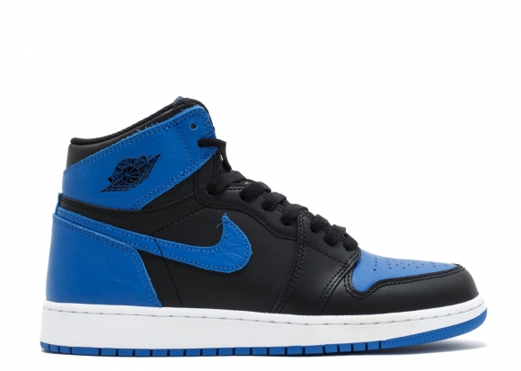 Meilleures Air Jordan 1 Retro High Og Bg (Gs) "2017 Release" Bleu Noir (575441-007)