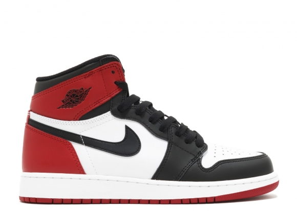 Meilleures Air Jordan 1 Retro High Og Bg (Gs) "Black Toe 2016 Release" Blanc Noir Rouge (575441-125)