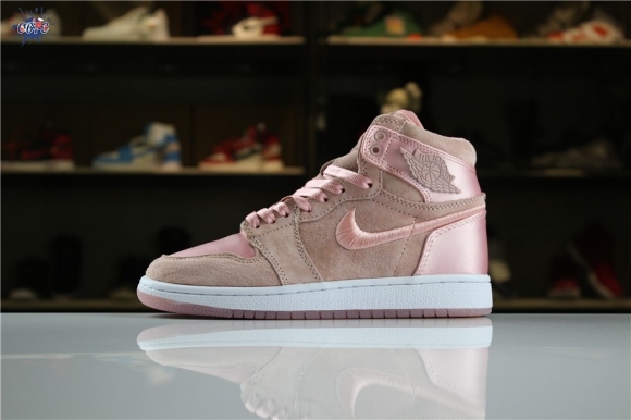 Meilleures Air Jordan 1 Rose Blanc