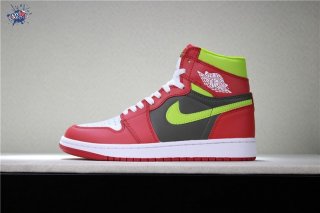 Meilleures Air Jordan 1 Rouge Noir Volt Blanc