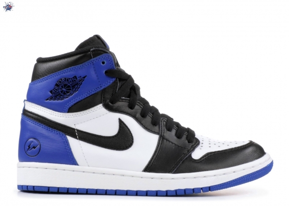 Meilleures Air Jordan 1 X Fragment "Fragment Friends And Family" Noir Blanc Bleu (716371-040)