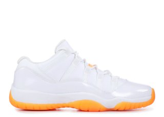 Meilleures Air Jordan 11 Retro Low Gg (Gs) "Citrus" Blanc Orange (580521-139)