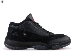 Meilleures Air Jordan 11 Retro Low "Referee" Noir Rouge (306008-003)