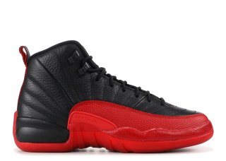 Meilleures Air Jordan 12 Retro Bg (Gs) "Flu Game 2016 Release" Noir Rouge (153265-002)