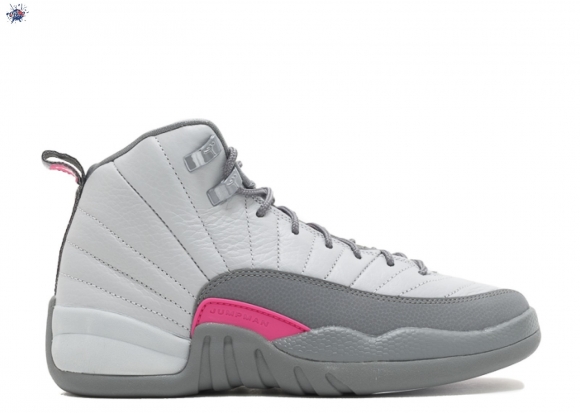 Meilleures Air Jordan 12 Retro (Gs) Gris Rose (510815-029)