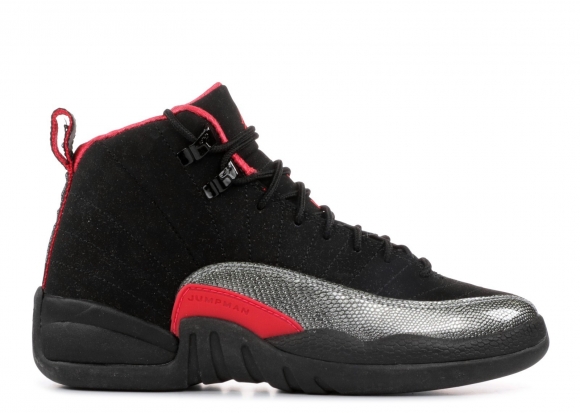 Meilleures Air Jordan 12 Retro (Gs) Noir Rouge Gris (510815-008)