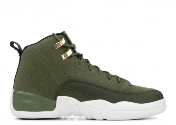 Meilleures Air Jordan 12 Retro (Gs) Olive (153265-301)