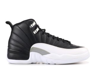 Meilleures Air Jordan 12 Retro (Gs) "Playoff 2012 Release" Noir Blanc (153265-001)