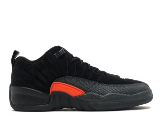 Meilleures Air Jordan 12 Retro Low (Gs) "Max Orange" Noir Orange (308305-003)