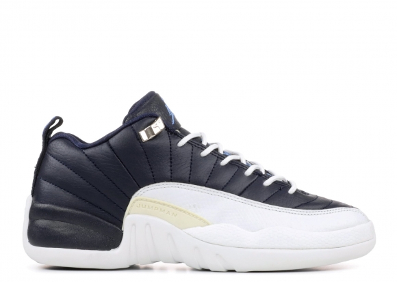 Meilleures Air Jordan 12 Retro Low (Gs) Noir Blanc (308305-441)