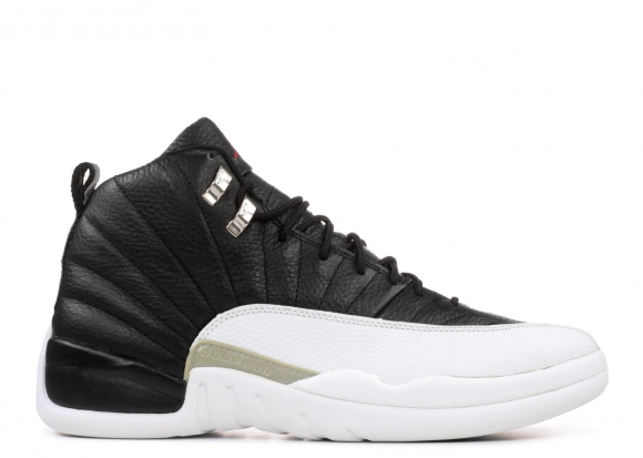 Meilleures Air Jordan 12 Retro "Playoff" Noir Blanc (136001-016)