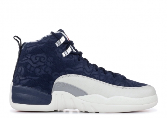 Meilleures Air Jordan 12 Retro Prm (Gs) Marine (bv8017-445)