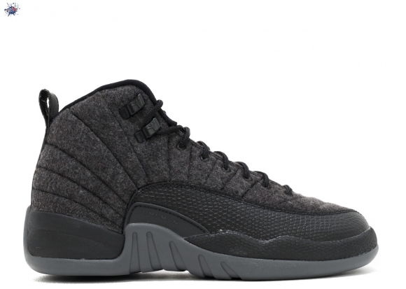 Meilleures Air Jordan 12 Retro Wool Bg (Gs) Gris (852626-003)