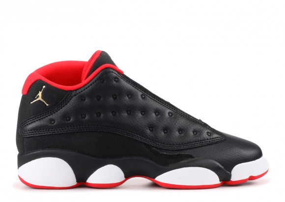 Meilleures Air Jordan 13 Retro Low (Gs) "Bred" Noir Blanc Rouge (310811-027)