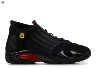 Meilleures Air Jordan 14 (Og) Noir Rouge (136016-001)