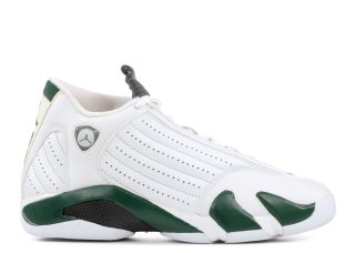 Meilleures Air Jordan 14 Retro Blanc Vert (311832-131)