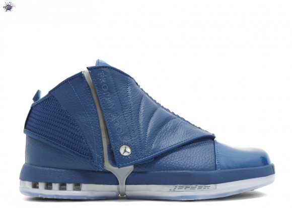 Meilleures Air Jordan 16 Retro Trophy Rm "Trophy Room" Bleu (854255-416)