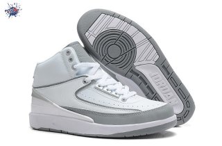 Meilleures Air Jordan 2 Retro Blanc Gris