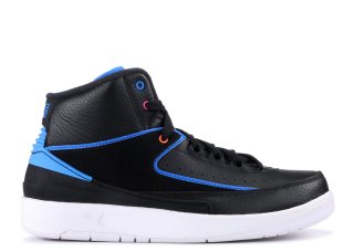 Meilleures Air Jordan 2 Retro (Gs) "Radio Raheem" Noir Bleu (834276-015)