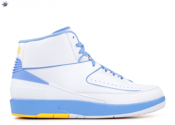 Meilleures Air Jordan 2 Retro "Melo" Blanc Bleu (385475-122)