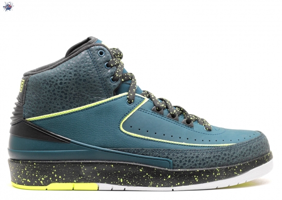 Meilleures Air Jordan 2 Retro "Nghtshd" Vert Volt (385475-303)