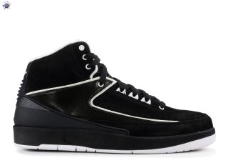 Meilleures Air Jordan 2 Retro Qf Noir Blanc (395709-001)