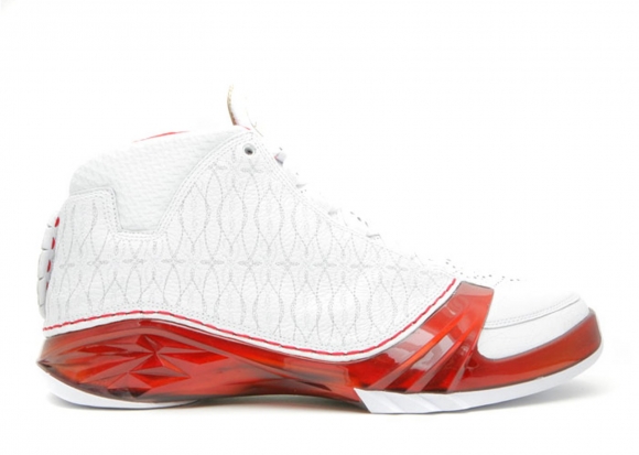 Meilleures Air Jordan 23 Blanc Rouge (318376-161)