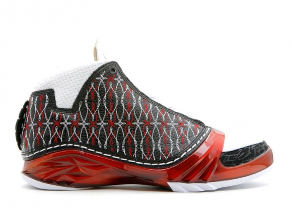 Meilleures Air Jordan 23 (Gs) Blanc Noir Rouge (318377-061)