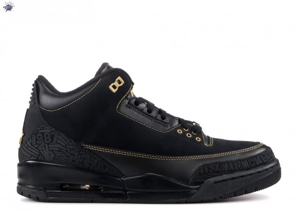 Meilleures Air Jordan 3 Bhm "Noir History Month" Noir (455657-001)