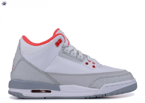 Meilleures Air Jordan 3 Retro (Gs) Gris (441140-101)