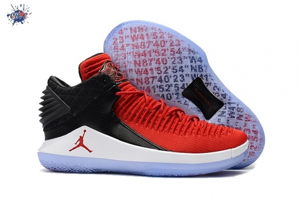 Meilleures Air Jordan 32 Low Rouge Noir Blanc