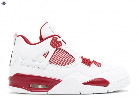 Meilleures Air Jordan 4 Retro "Alternate 89" Blanc Rouge (308497-106)