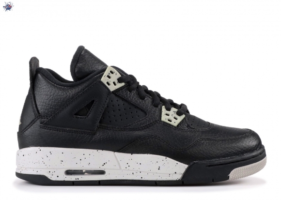 Meilleures Air Jordan 4 Retro Bg (Gs) "Oreo" Noir (408452-003)