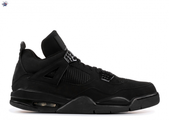 Meilleures Air Jordan 4 Retro "Noir Cat" Noir (308497-002)