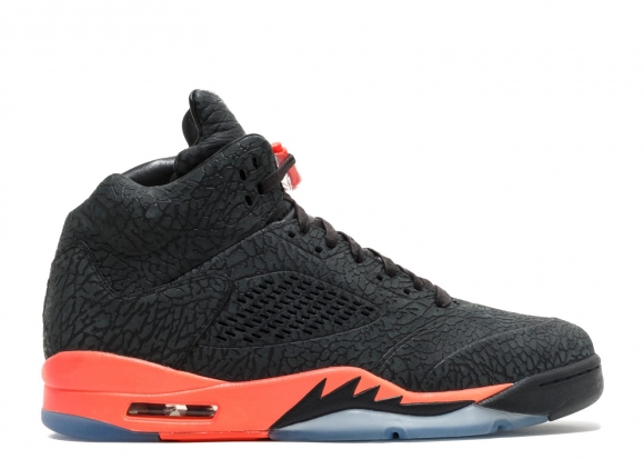 Meilleures Air Jordan 5 Retro "3Lab5" Noir Orange (599581-010)