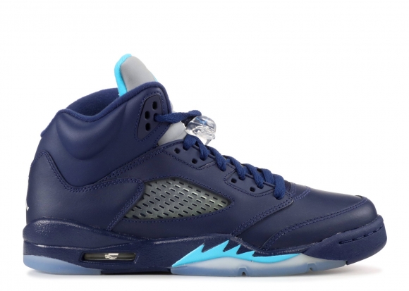 Meilleures Air Jordan 5 Retro Bg (Gs) "Hornets" Marine (440888-405)