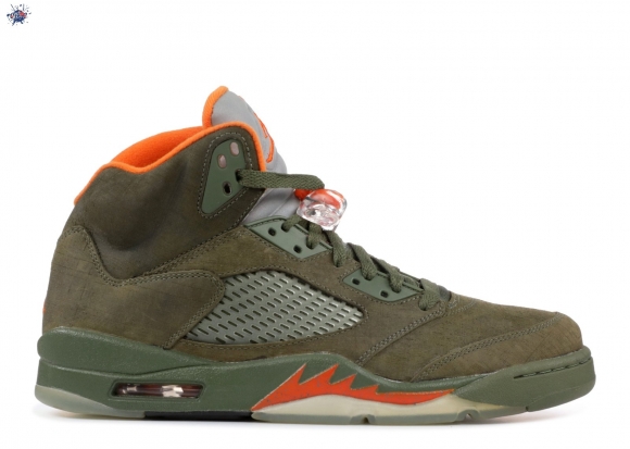 Meilleures Air Jordan 5 Retro Ls Olive (314259-381)