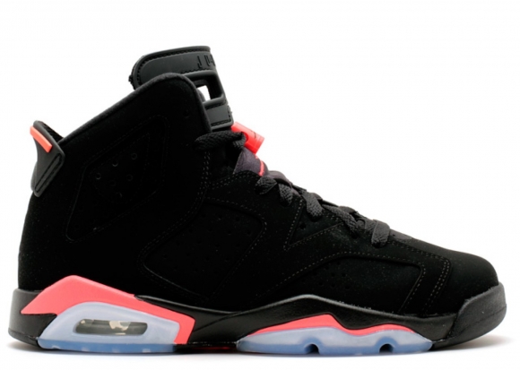 Meilleures Air Jordan 6 Retro Bg (Gs) "Infrared 2014" Noir Rose (384665-023)