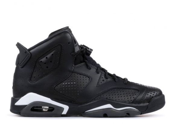 Meilleures Air Jordan 6 Retro Bg (Gs) "Noir Cat" Noir (384665-020)