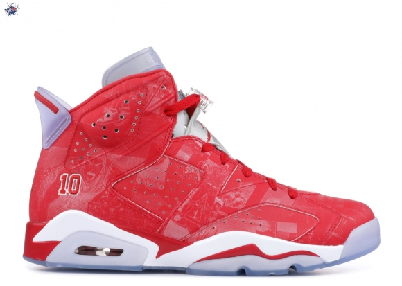 Meilleures Air Jordan 6 Retro X Slam Dunk "Slam Dunk" Rouge (717302-600)