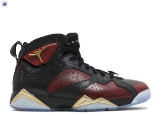 Meilleures Air Jordan 7 Retro Db "Doernbecher" Noir Métallique Or (898651-015)