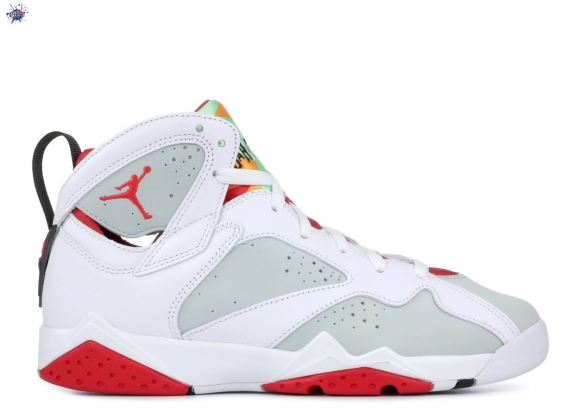 Meilleures Air Jordan 7 Retro (Gs) "Hare" Blanc Rouge (304774-125)